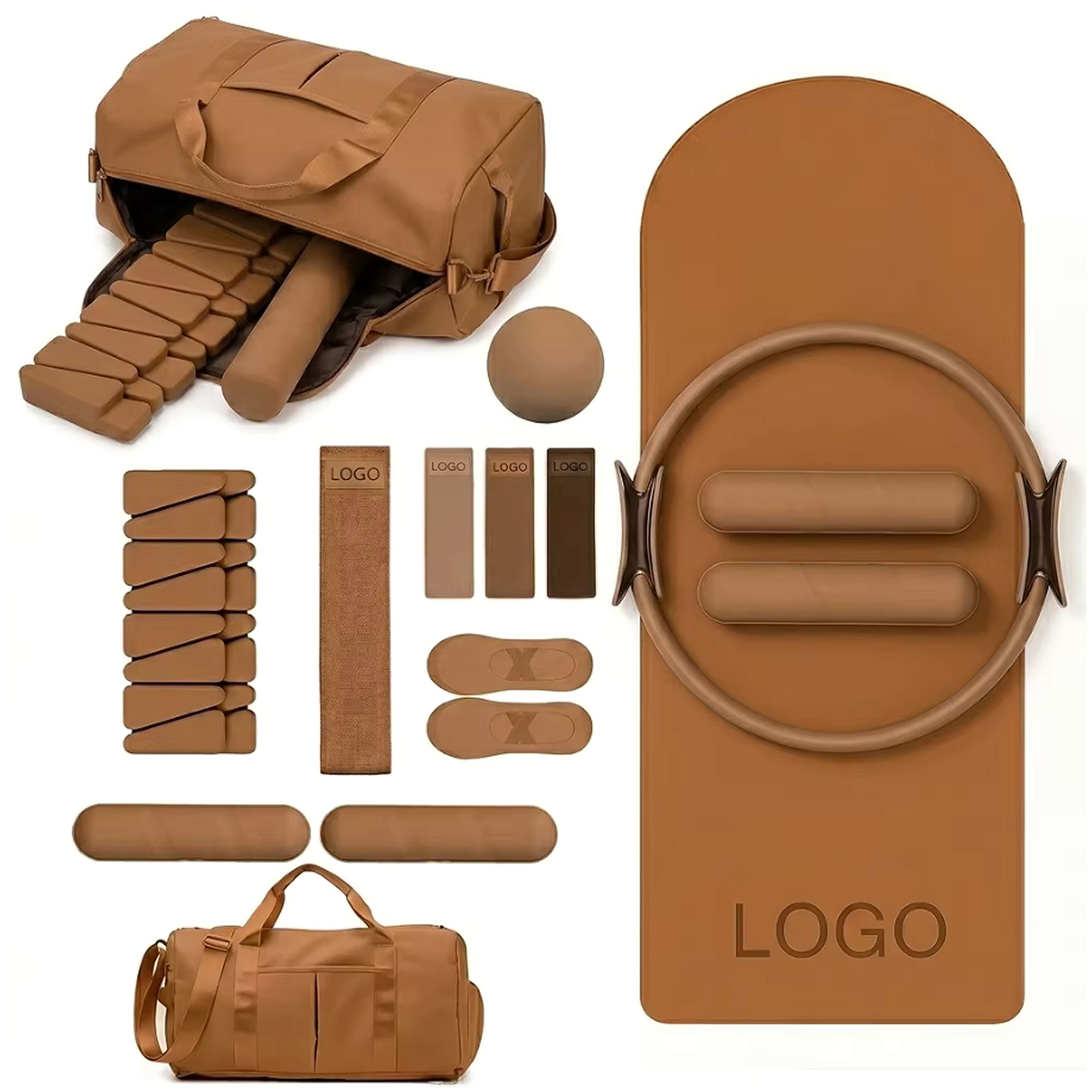 Kit de Fitness com Bola de Yog - Yoga Fitness Resistance Band avaliação e preço